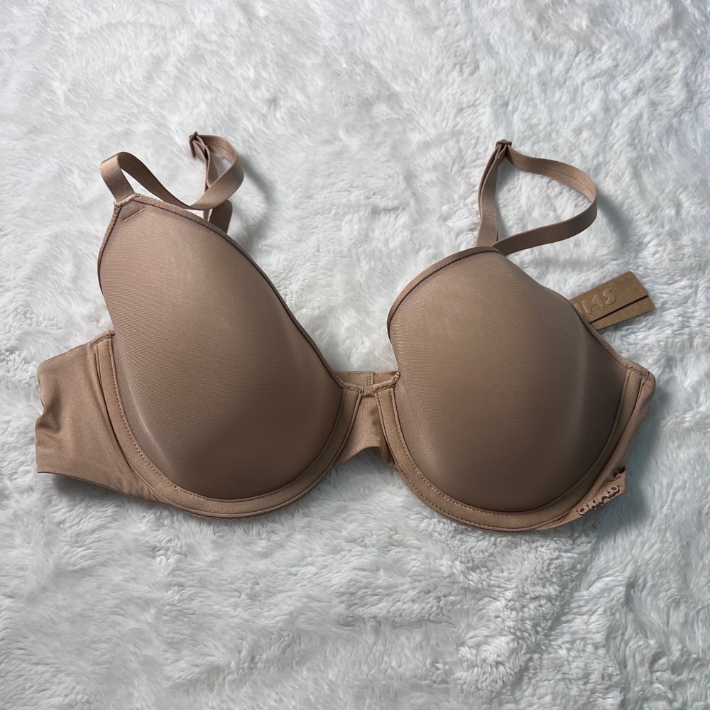 SKIMS 36C Fits Everybody Demi Underwire Clay Bra